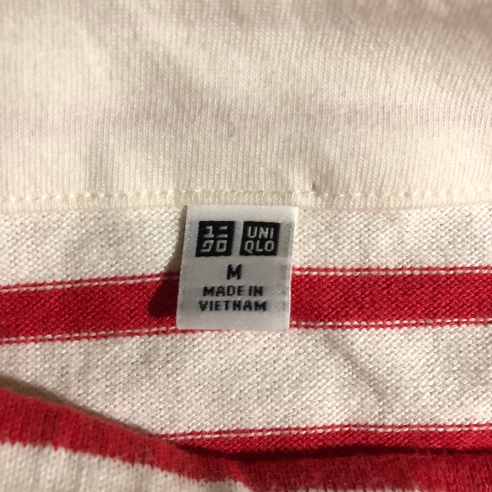 Red and White Uniqlo Dress - Picture 2 of 3